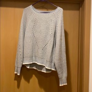 Cozy baby blue sweater